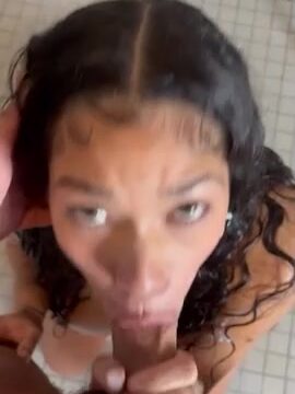 Hot4Lexi Naked Blowjob In A Shower Hot Sex tape video